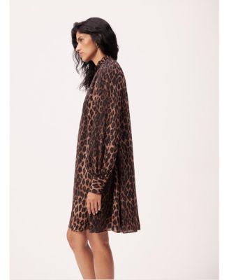 Women's Printed Chiffon Mini Dress