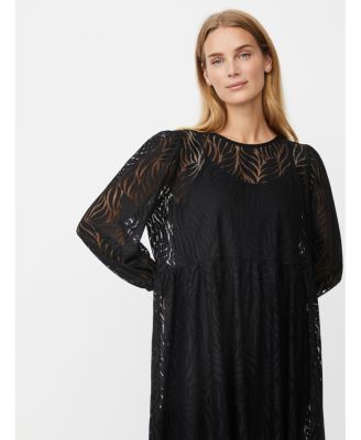 Women's Naylora Long Sleeve A-Line Midi Dress