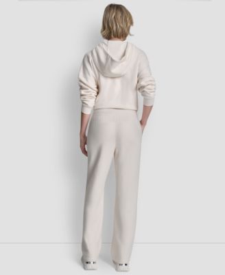 Women's Metallic Bubble Open Leg Pull-On Pants