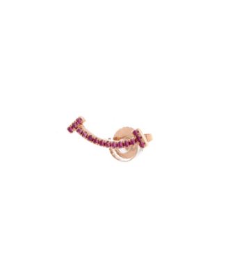 T Smile Stud Earrings