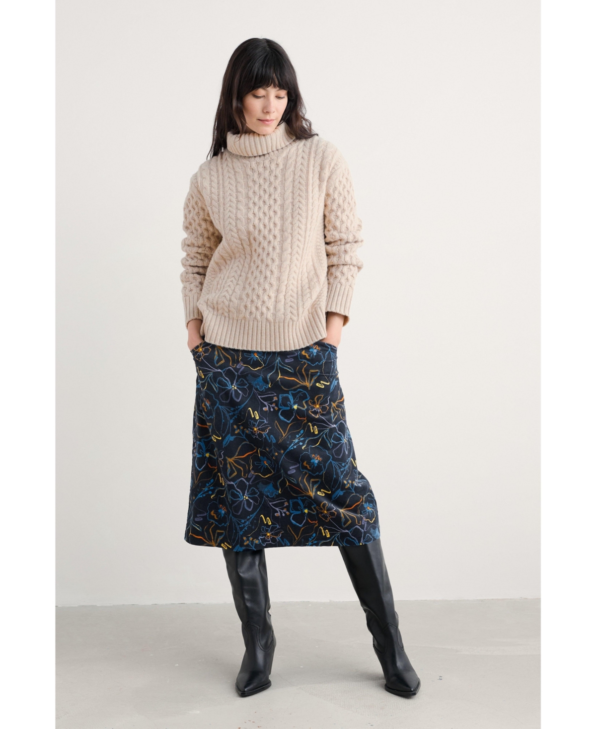 Seasalt Cornwall Forest View Skirt