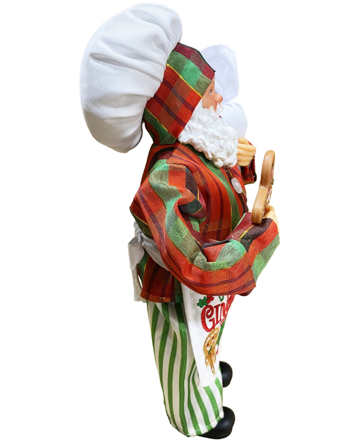 Santa's Workshop 12" Baked Fresh Santa Claus In Red