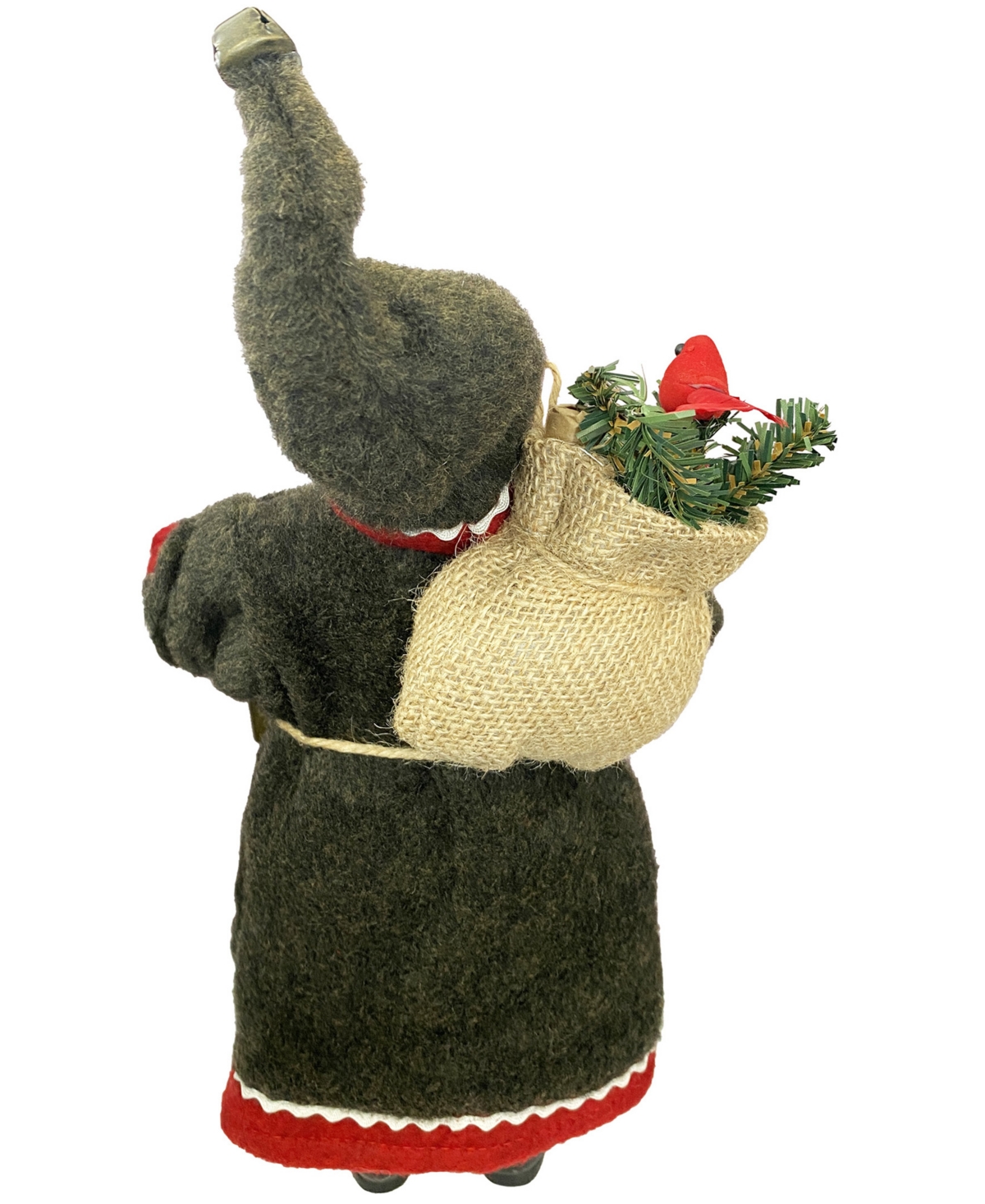 Santa's Workshop 12" Cardinal Santa Claus In Green