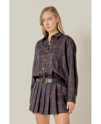 Women's Check Shacket