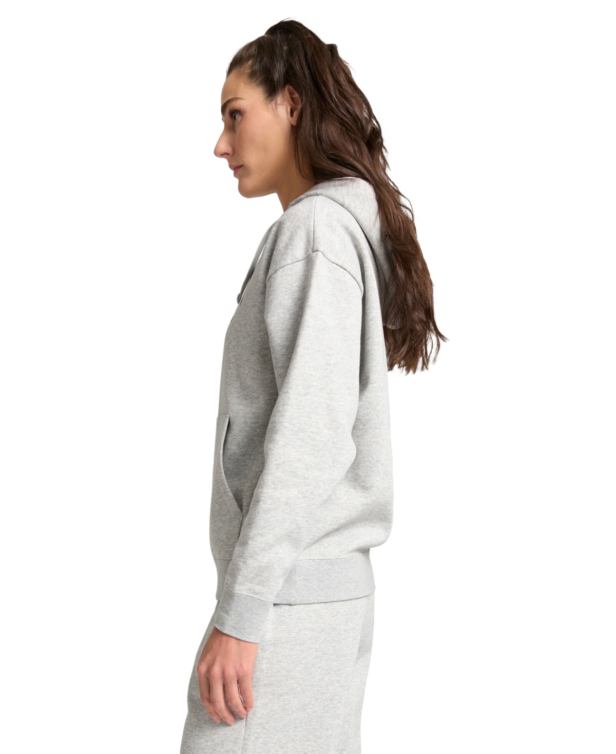 Puma Women's Essential Logo Comfort Fit Hoodie In Gray