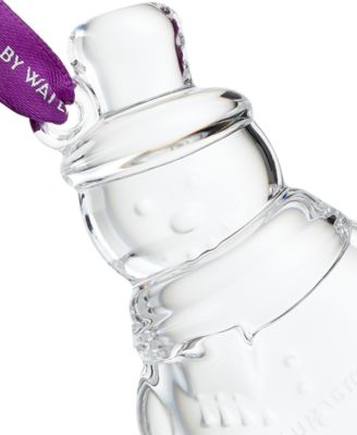 Crystal Snowman Ornament