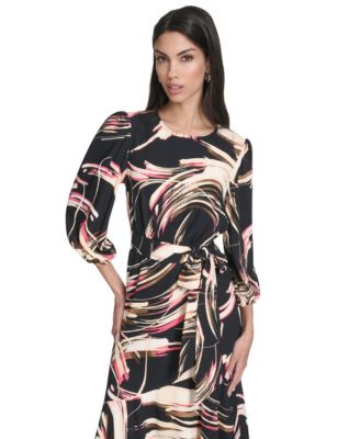 Women's Printed Midi Dress