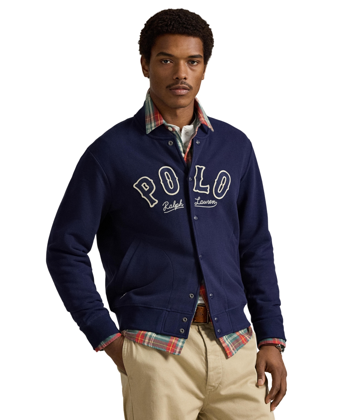 Polo Ralph Lauren Men's Western Logo Baseball Jacket