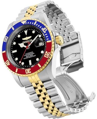 Men's 29180 Pro Diver Automatic 3 Hand Black Dial Watch