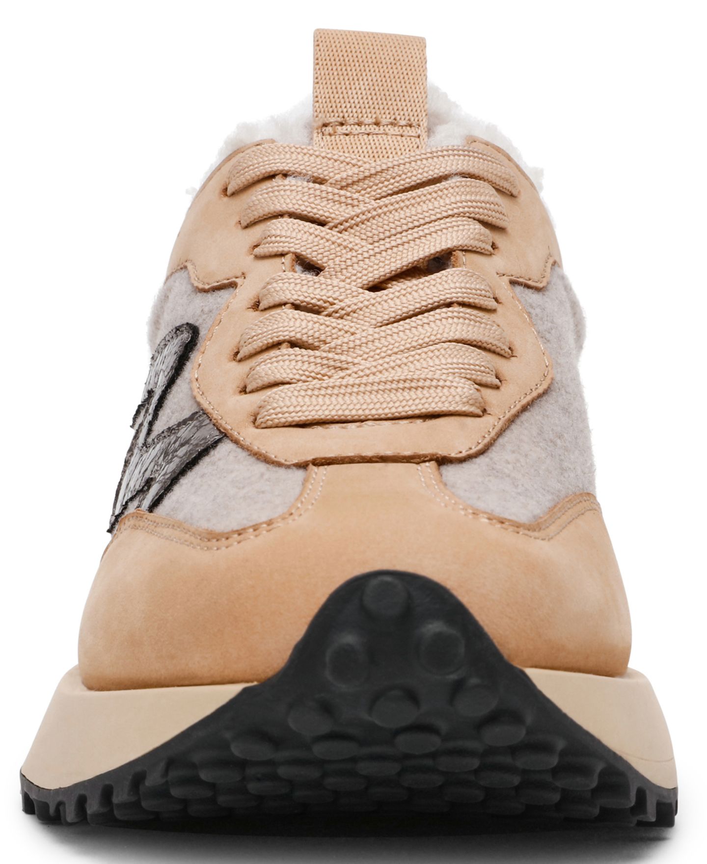 Женские кроссовки Steve Madden Campo Lace-Up, цвет: Оловянный / Рыжевато-коричневый — фото 6