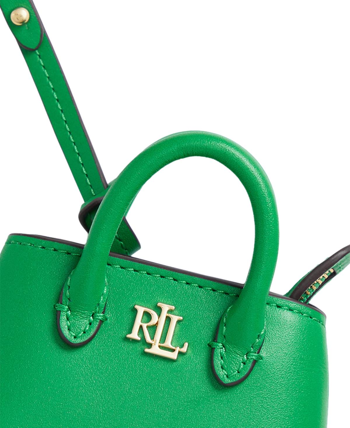 Lauren Ralph Leather Pouch Charms