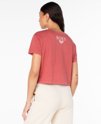 Women's Surf Poem Cropped Boxy Short-Sleeve T-Shirt