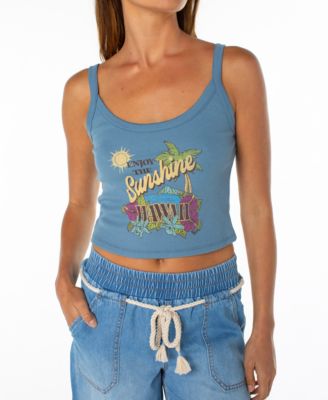 Women's Enjoy Sunshine Sleeveless Wanderer Tank Top
