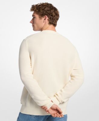 Men's Mouline Textured Crewneck Sweater