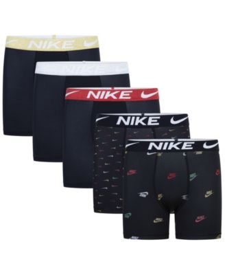 Boys' 8-20 Dri-FIT Color Holiday Briefs Underwear, 5-Pack