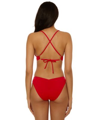 Women's Riveria Seersucker Textured Hipster Bottoms