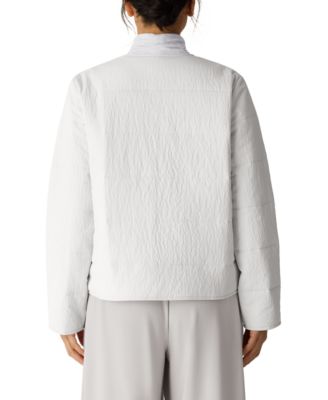 Women's Round Neck Quilted Jacket