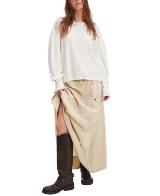 Women's Lapis Long-Sleeve Top