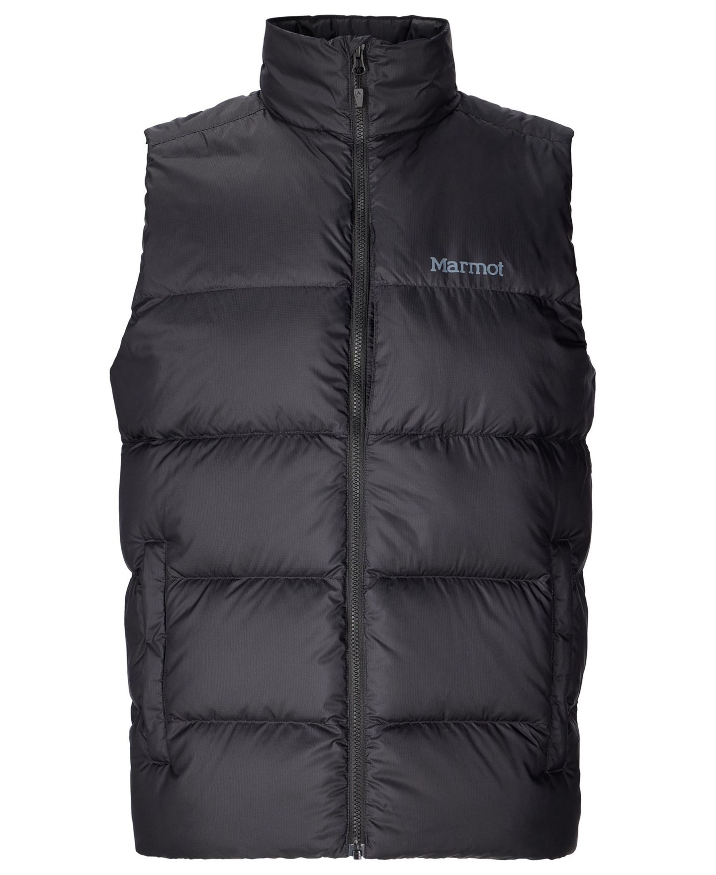 Мужской жилет Marmot Guides Down Stand-Collar Vest, цвет: Чёрный — фото 7