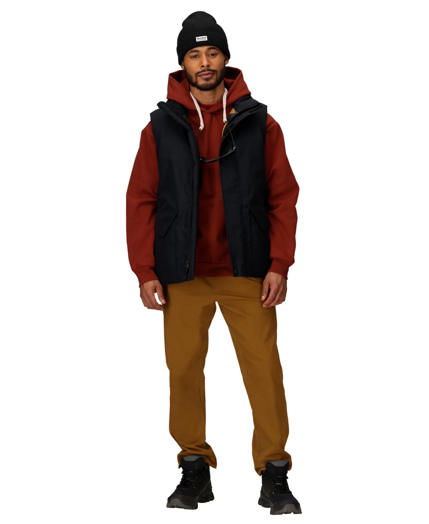 Мужской жилет Marmot Mammoth Sleeveless Vest, цвет: Чёрный — фото 2