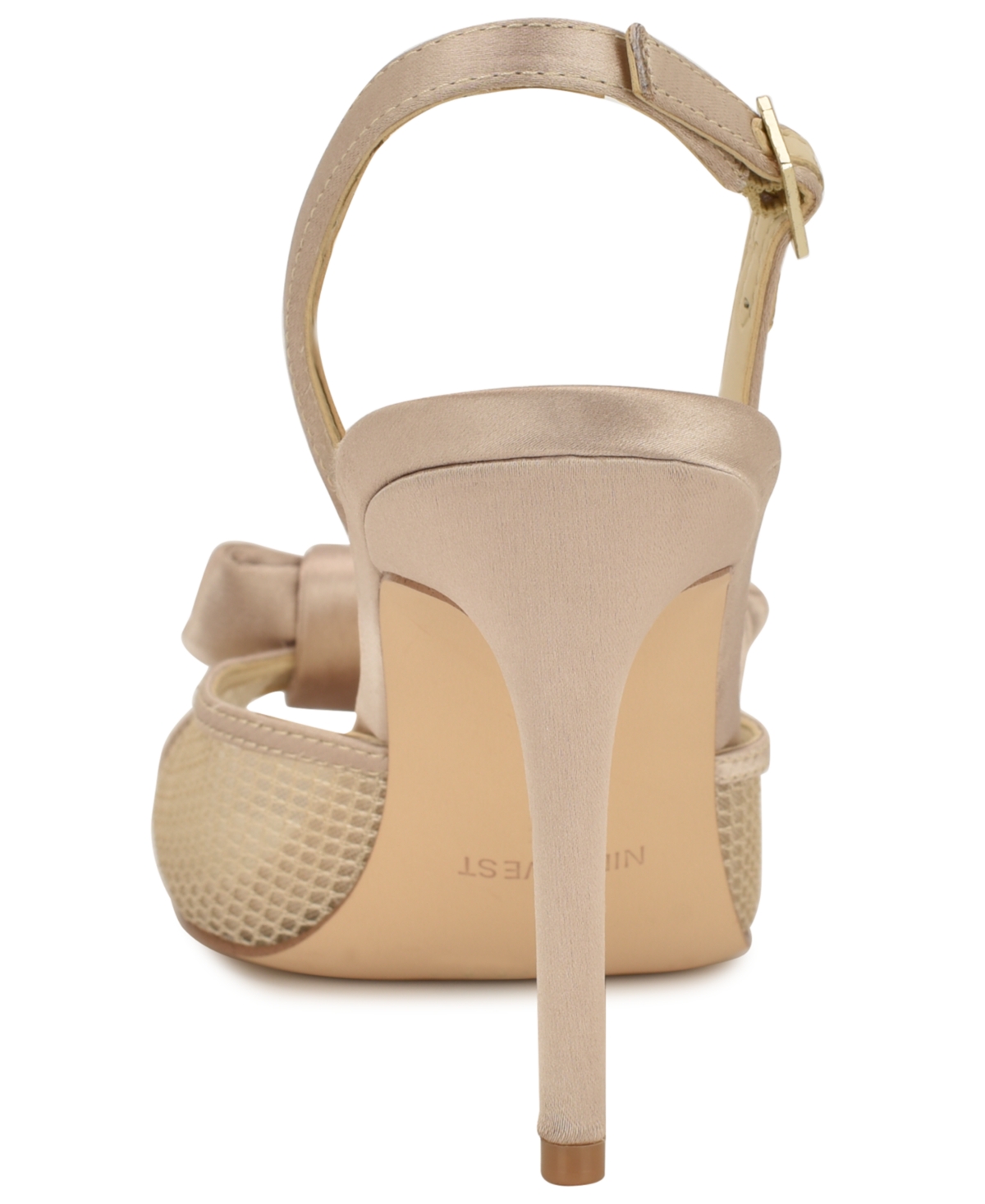 Nine West Women's Gergia Stiletto Heel Open Toe Dress Sandals