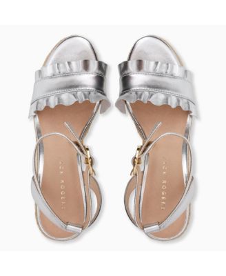 Rozette Ruffle Wedge