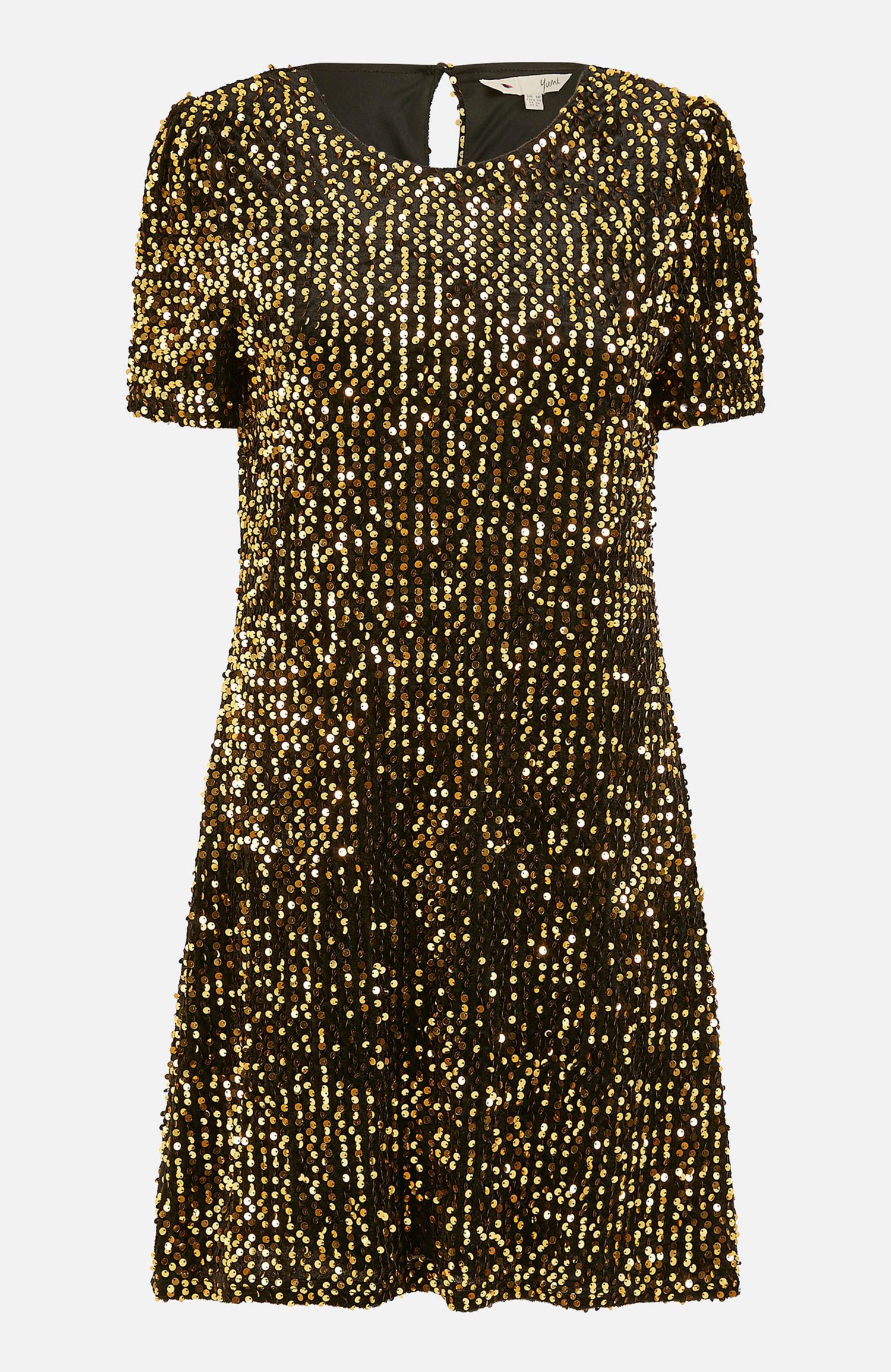 Women's Sequin Tunic Mini Dress