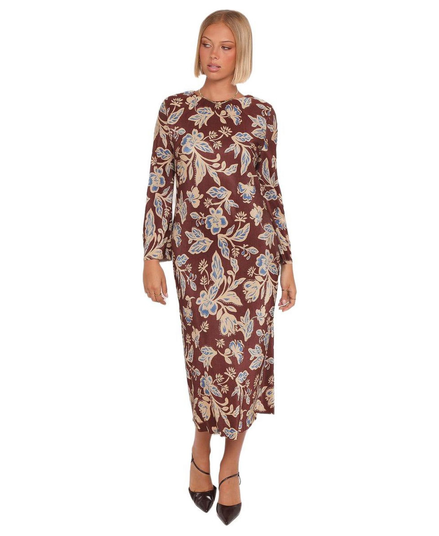 Women's Morena Long Sleeve Midi Dress