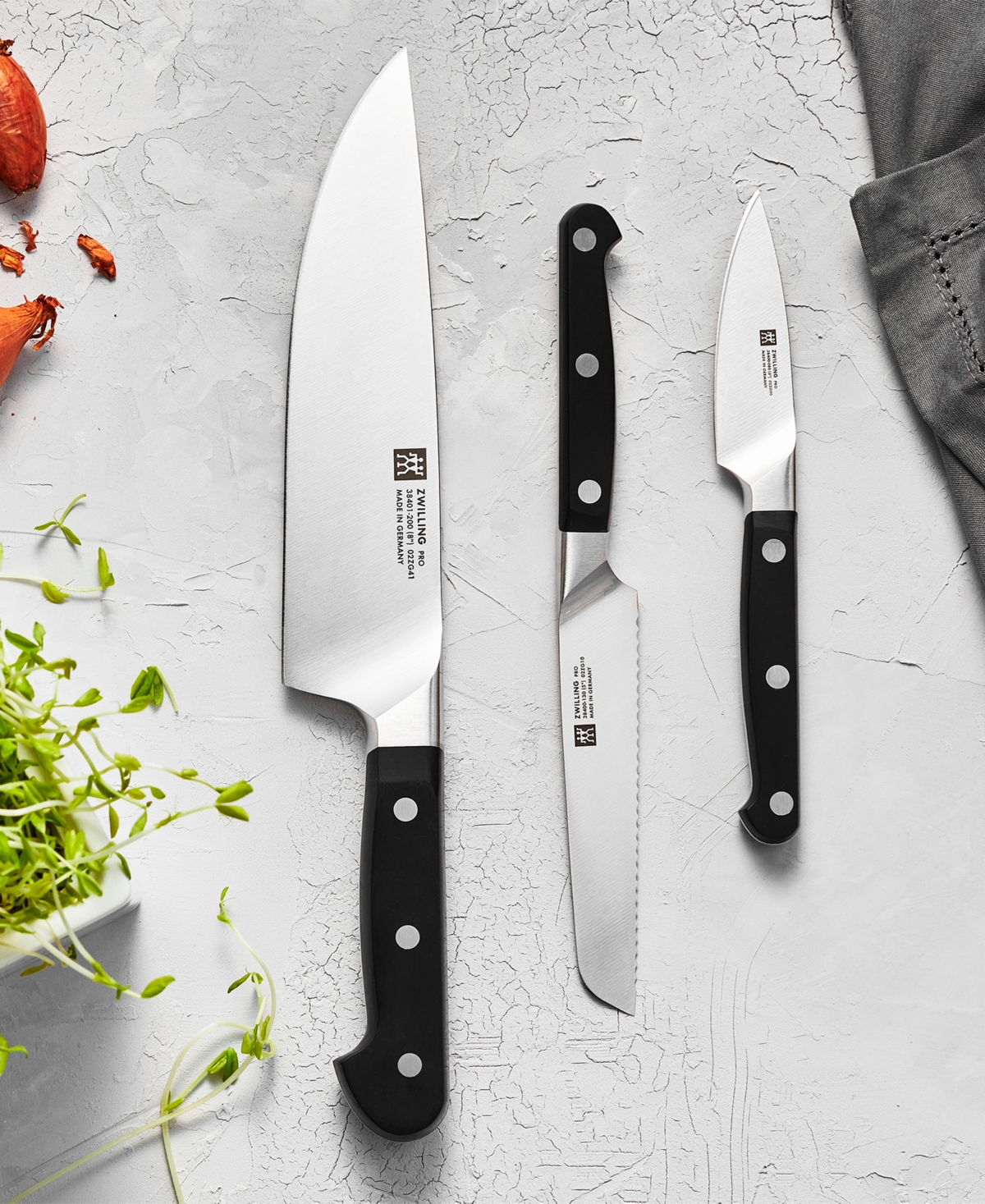 Zwilling Pro 3pc Starter Knife Set
