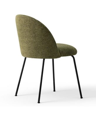 5-Piece Round Dining Table Set, 39.5'' MDF Wood Top with Metal Base and Upholstered Chairs for Small Spaces-Maison Boucle