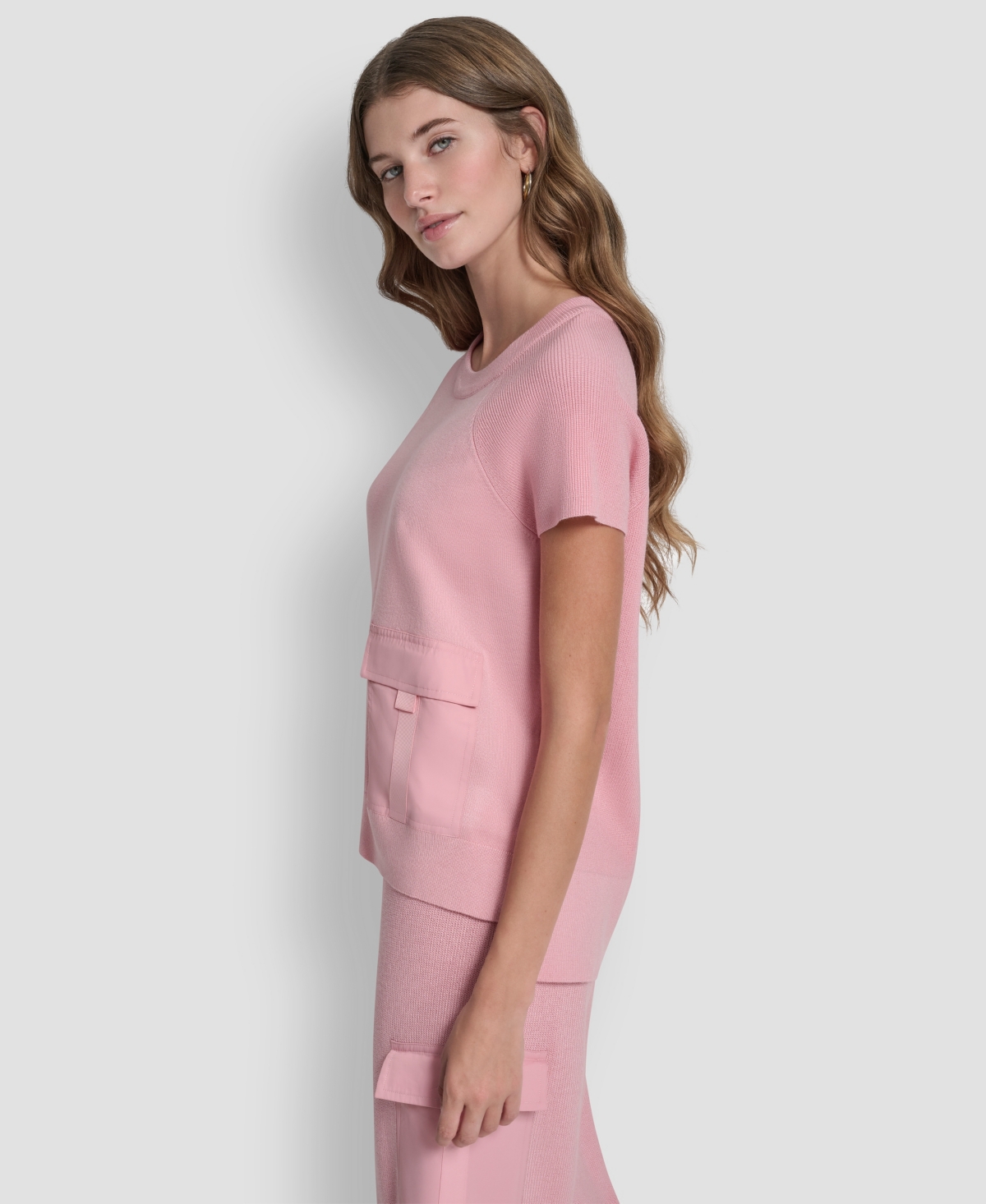 Dkny Women's Cargo Sweater In Pink