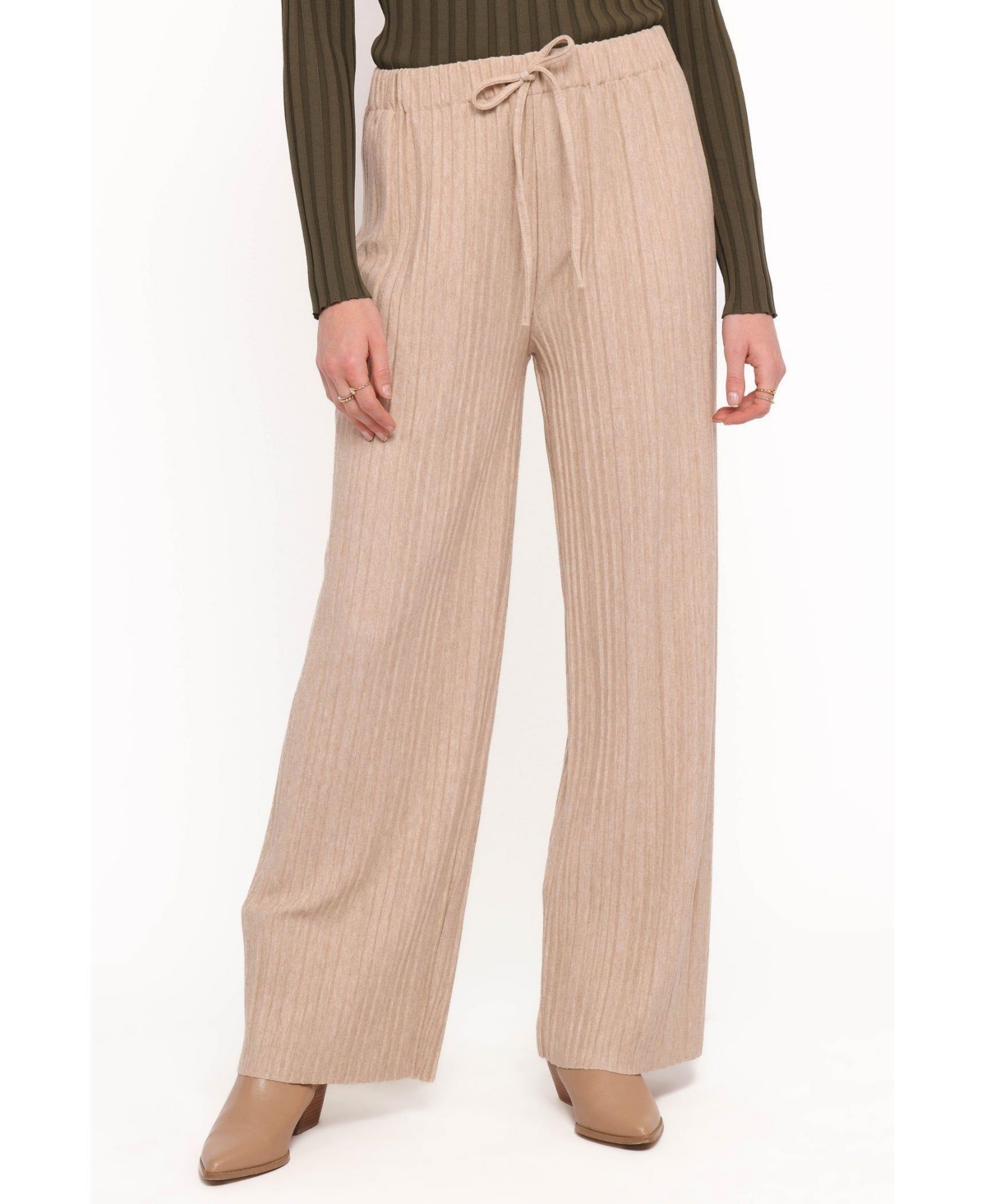 Petal and Pup Women's Davis Pleated Knit Pant