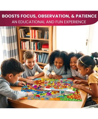 3x100 Pcs Puzzles for Kids - Park, Wild Africa, Construction