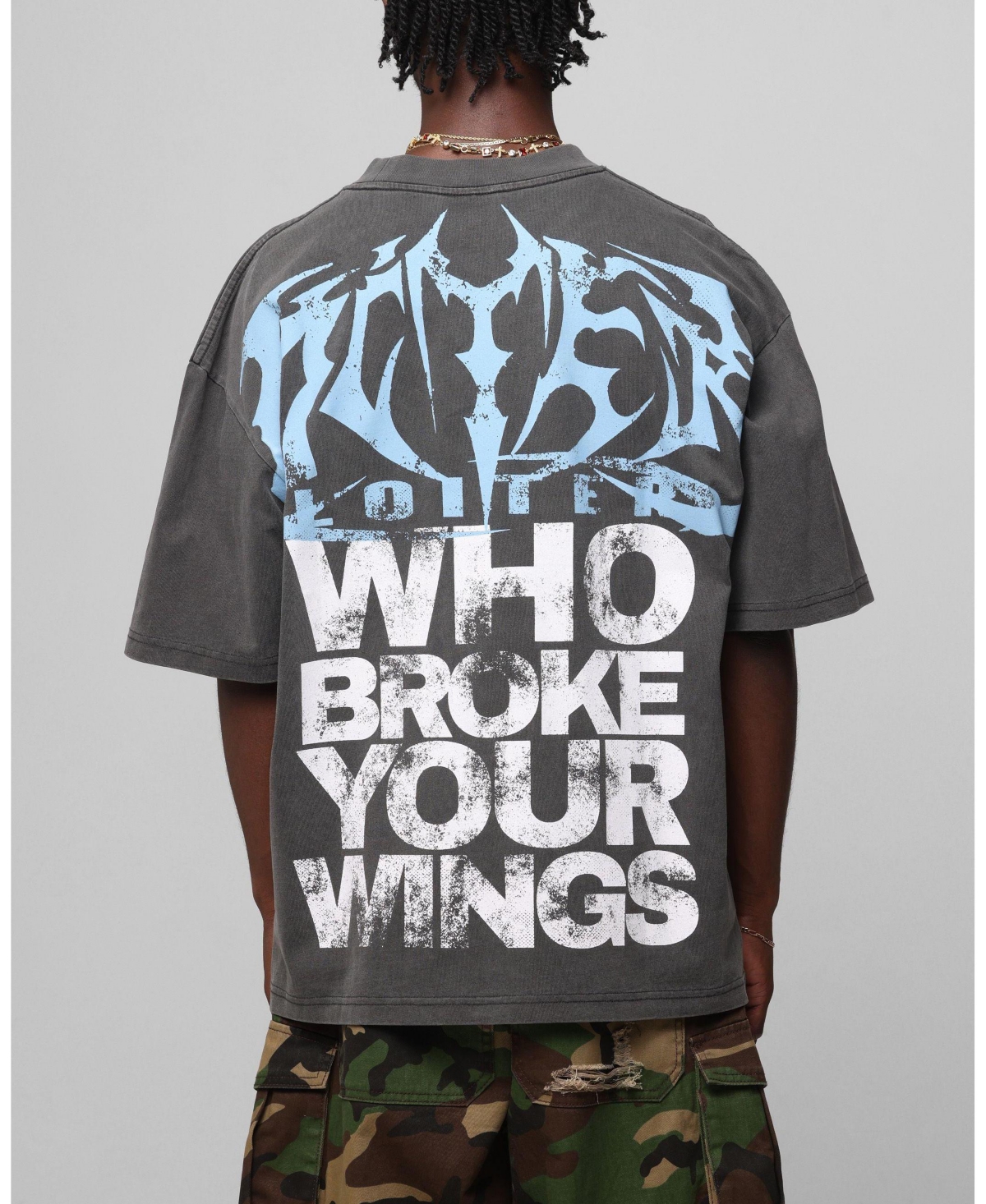 Loiter Men's Faded Print Flannel Shirt