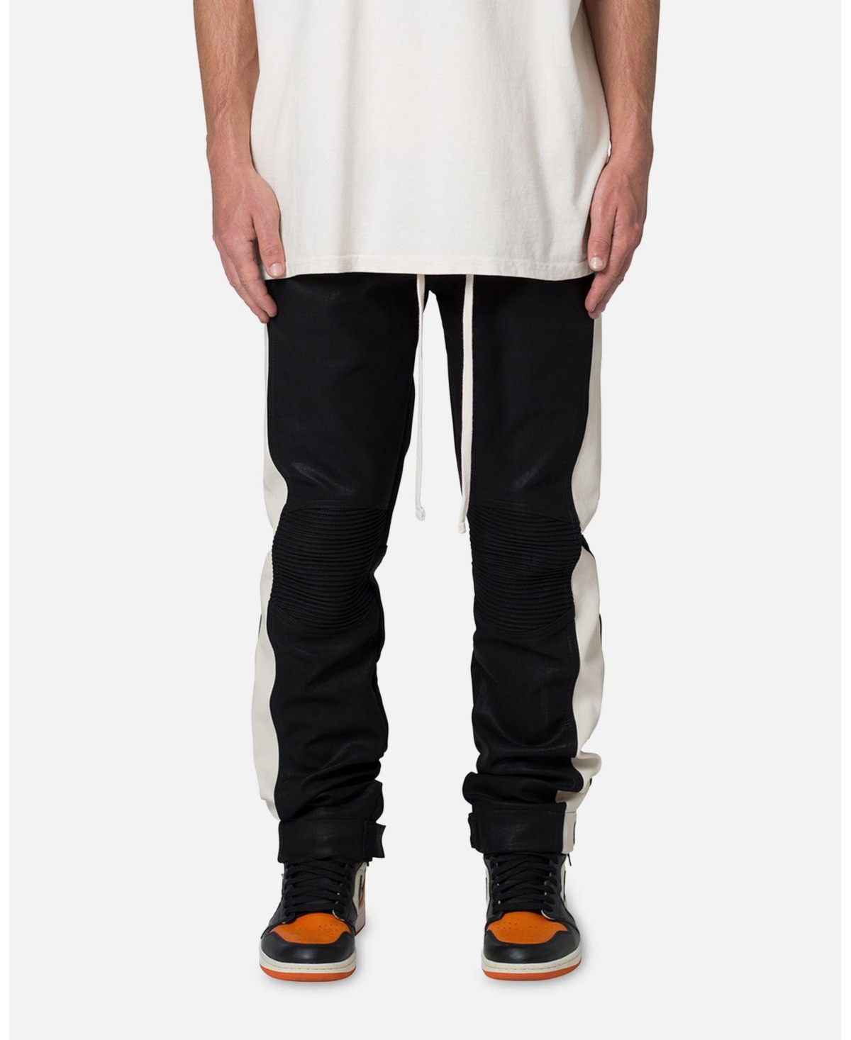 mnml Men's Leather Moto Pants