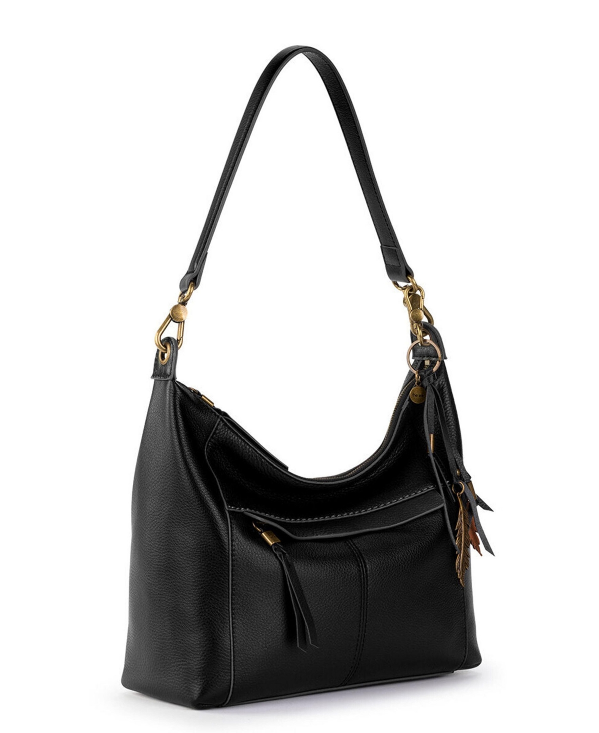 The Sak Alameda Leather Medium Hobo Bag In Black