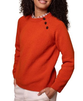 Women's Lambswool Button Neck Sweater