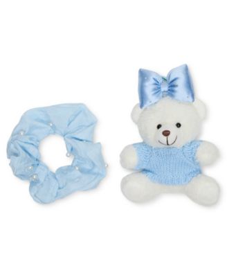 Bear Charm with Removable Scrunchie