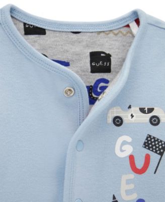 Baby Boys' Short-Sleeve Bodysuit, Reversible Jacket and Pants, 3-Piece Set