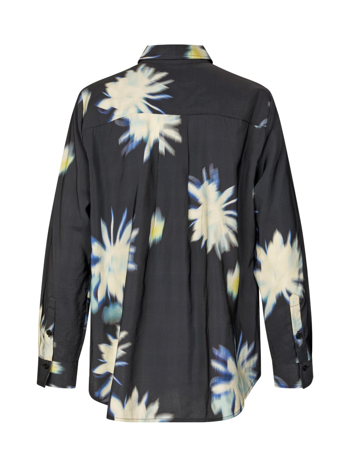 Женская рубашка Masai Copenhagen Imma Long Sleeve Collared, цвет: Синий — фото 4
