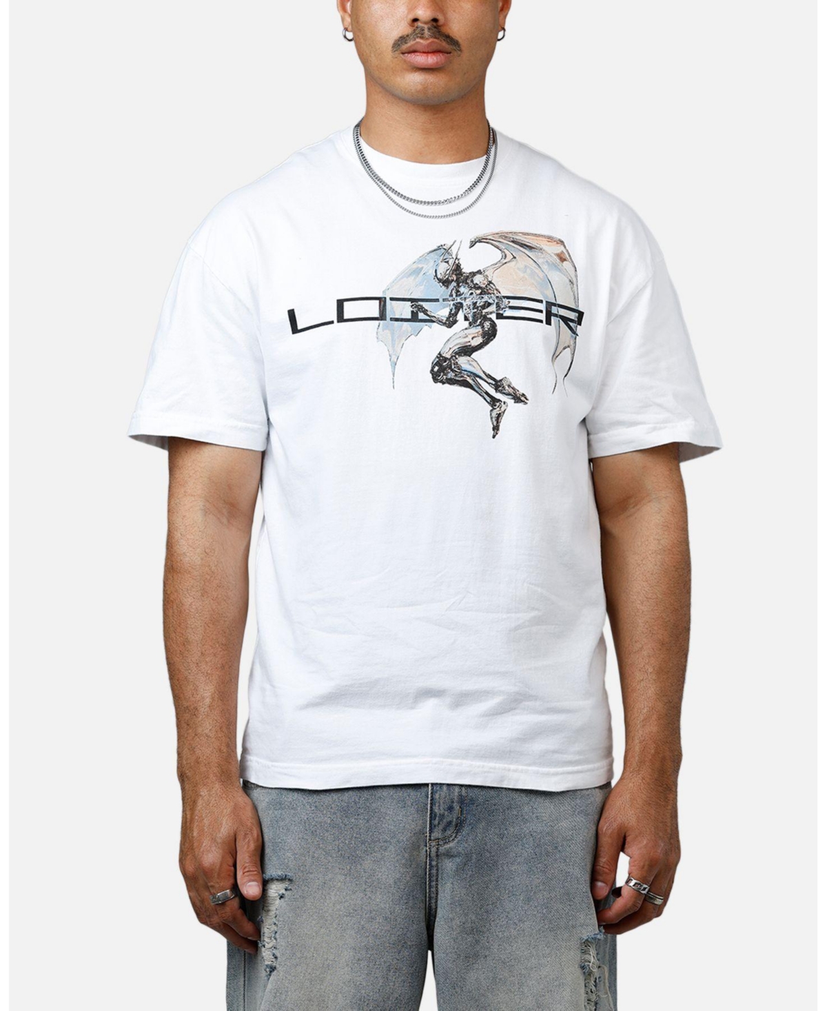 Loiter Men's Faded Print Flannel Shirt