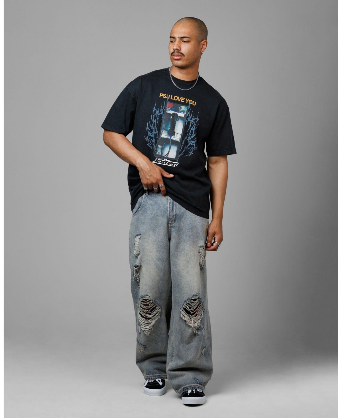 Loiter Men's Phonebooth Vintage Drop Tee