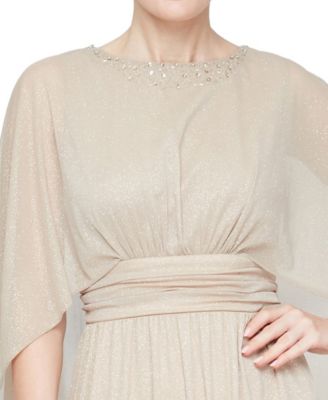 Petite Ruched Waist Maxi Dress