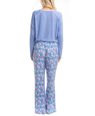 Cherry Merry Henley PJ Set