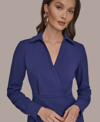 Women's Collared Midi Dress