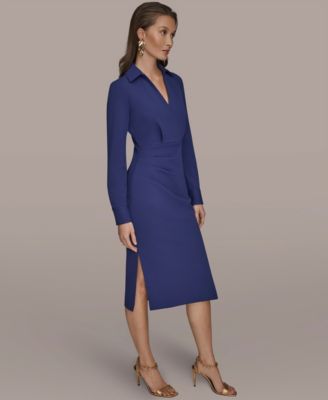 Women's Collared Midi Dress