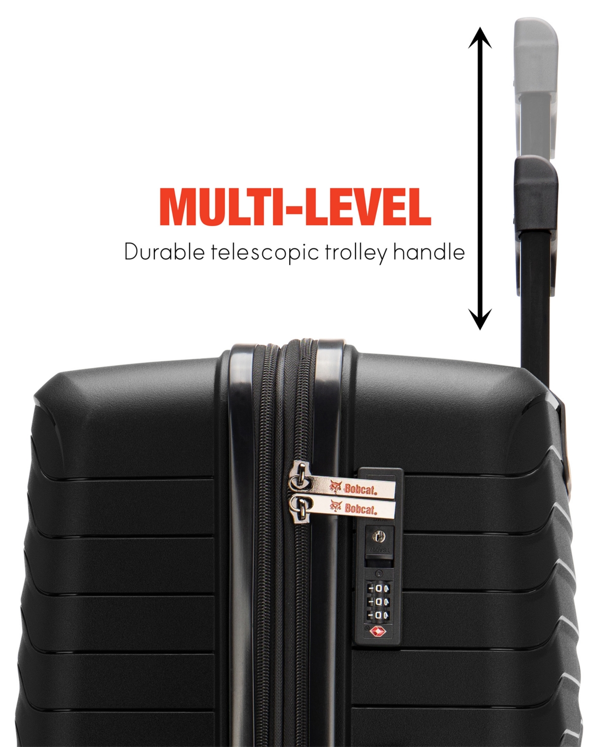 Bobcat Excavator 3-Pc. Expandable Hardside Spinner Luggage Set