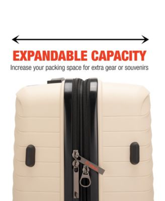 Excavator 3-Pc. Expandable Hardside Spinner Luggage Set