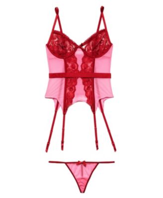 Women's Lyla Unlined Bustier & Panty Set