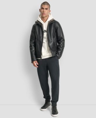 Men's Faux Pebble Shearling Jacket